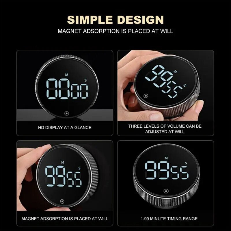 Xiaomi Kitchen Timer Chronometer Timer Cooking Stopwatch Electronic Digital Timer Study Alarm Clocks Kitchen Countdown Timer