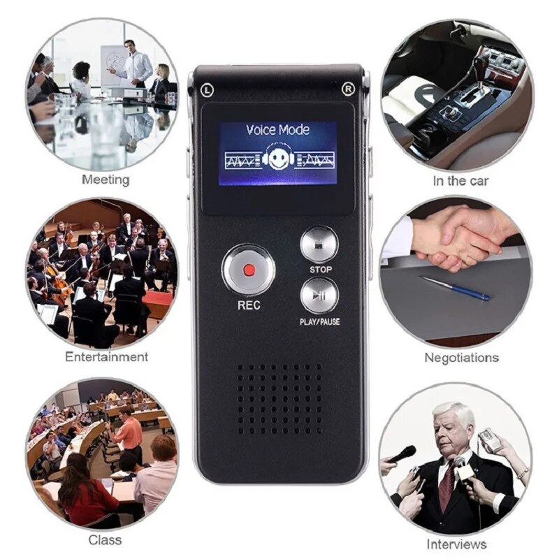 SK-012 Voice Activated Voice Recorder Intelligent HD Voice Activated Voice Recorder MP3 Player SK012 N28 External Playback